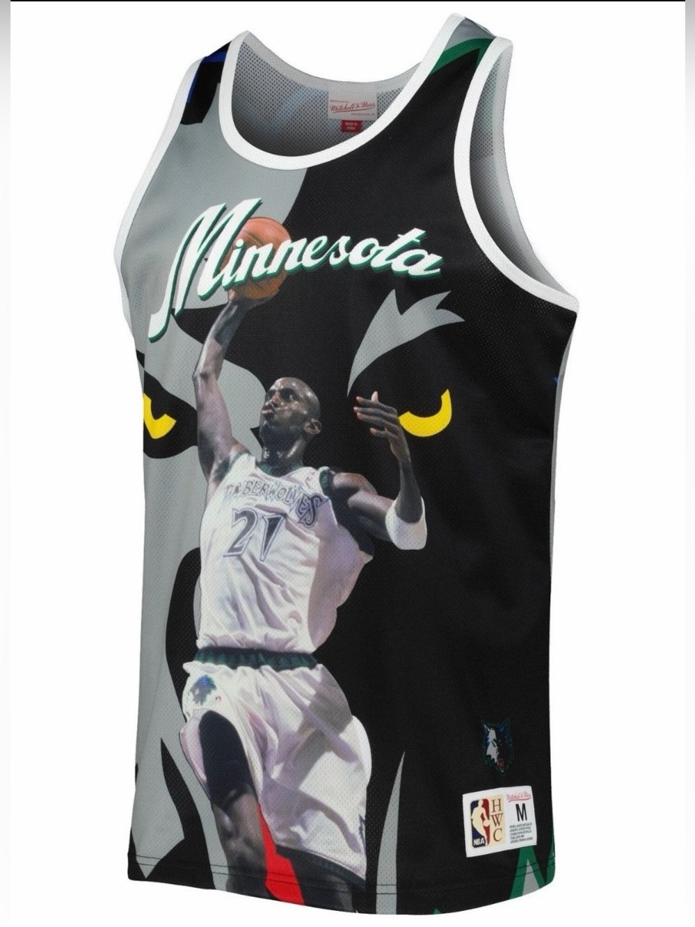 NWT - Mitchell & Ness Mens Minnesota Timberwolves Kevin Garnett Player Jersey XL